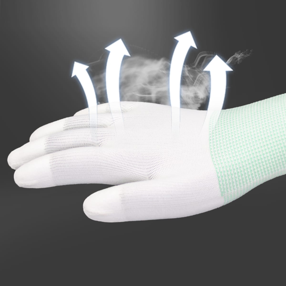 neilona oderējums ar pirkstu galiem pārklāts PU (3)
