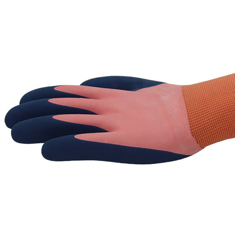 13g nylon liner, fully coated latex first, thumb fully coated sandy latex finished (6)