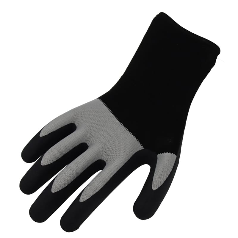 13g nylon liner, palm coated black foam nitrile (6)