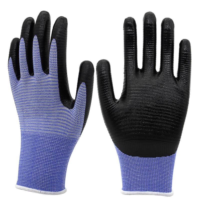 13g nylon liner, palm coated smooth nitrile (2)