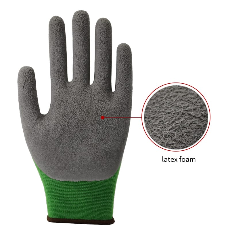 amboo fiber liner, palm coated foam latex (3)